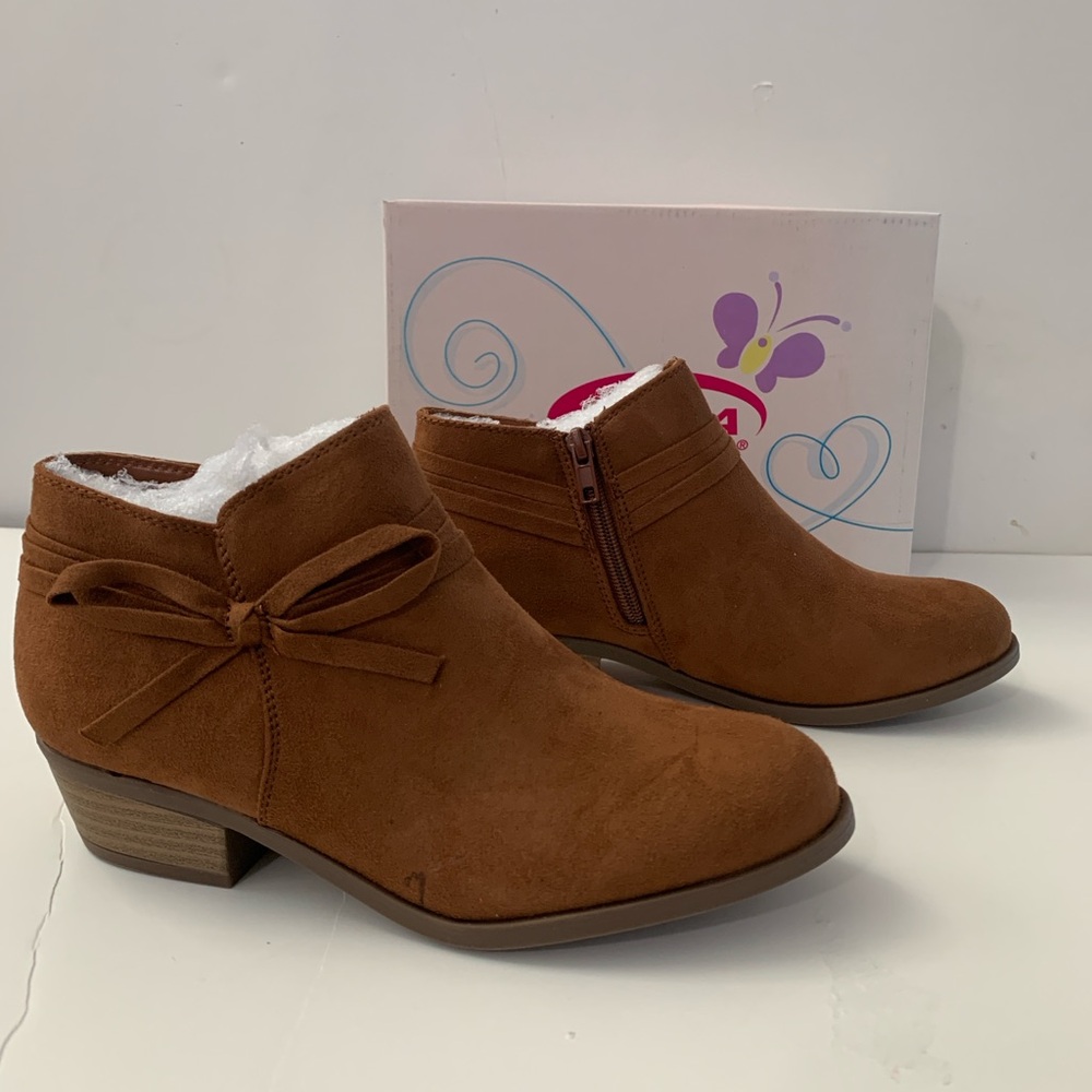 Brown Suede Ankle Boots